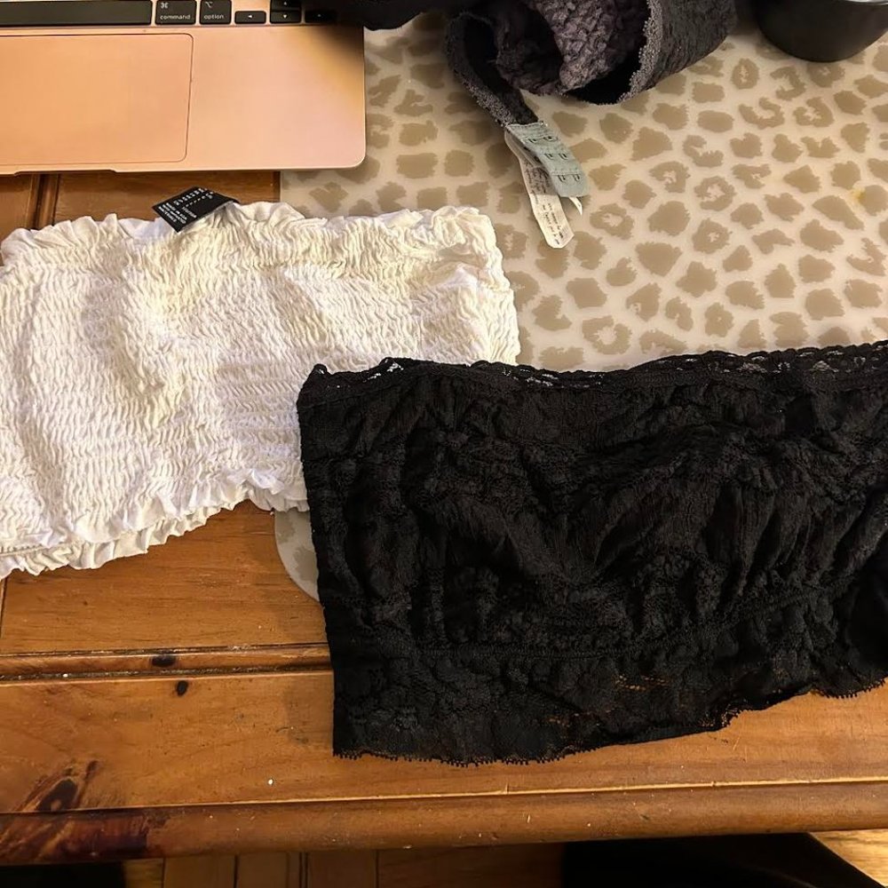 Black and white bandeau